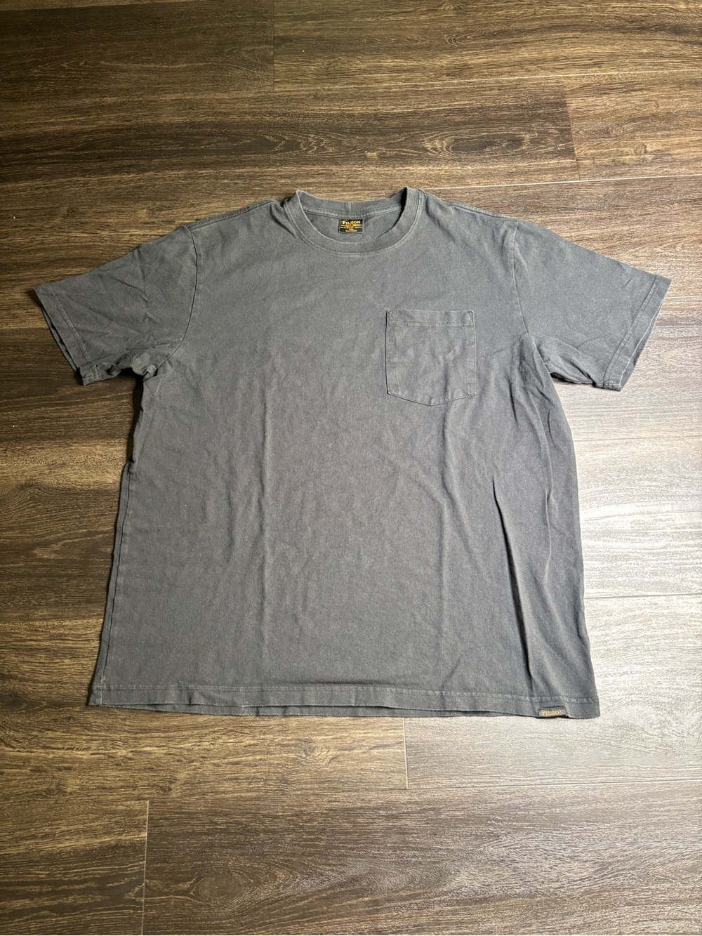 Filson Black Blank Pocket T Shirt Size Men’s XXL Made In USA